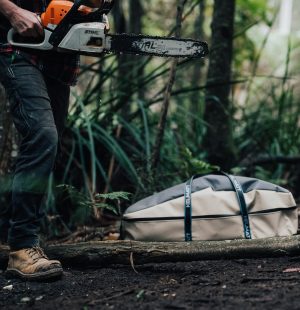 Chainsaw Bag - Monster XL, Desert sand/charcoal